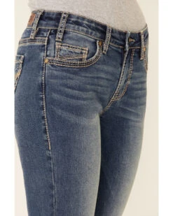 Rock & Roll Denim Women's Medium Wash Bootcut Riding Jeans -Country Clothing Store 2000338591 400 P4