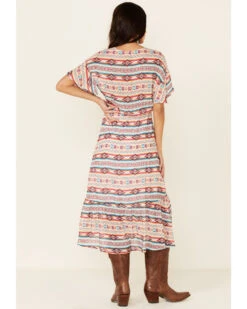 Stetson Women's Southwestern Print Surplice Dress -Country Clothing Store 2000339217 900 P4