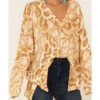 Show Me Your Mumu Women's Sand Cliffside Cheetah Print Pullover Sweater -Country Clothing Store 2000339451 295 P3