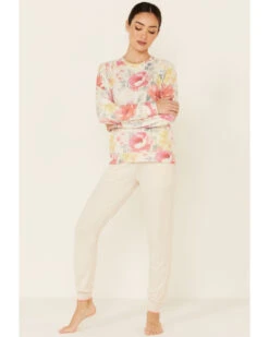 PJ Salvage Women's Happy Blooms Sweatpants -Country Clothing Store 2000339484 104 P1