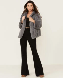 Saints & Hearts Women's Faux Fur Open Hooded Jacket -Country Clothing Store 2000339900 020 P2