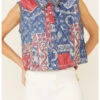Double D Ranch Women's Multi Print Liberty & Justice For All Snap-Front Vest -Country Clothing Store 2000340302 900 P3