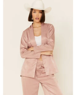 Sadie & Sage Women's Mauve Happy Ever After Open Blazer -Country Clothing Store 2000340692 661 P2