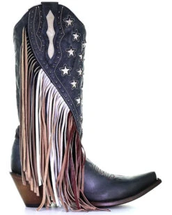 Corral Women's Lamb Stars Inlay & Studs Western Boots - Snip Toe -Country Clothing Store 2000340851 400 P2