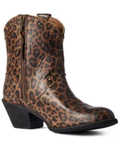 Ariat Women's Gracie Leopard Print Fashion Booties - Round Toe 10 Ariat Women's Gracie Leopard Print Fashion Booties - Round Toe -Country Clothing Store 2000341146 200 P1