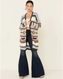 Tasha Polizzi Women's Cream Serape Malibu Cardigan -Country Clothing Store 2000341946 110 P2