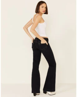 Rock & Roll Denim Women's Mid Rise Trouser Jeans -Country Clothing Store 2000342114 400 P3