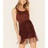 Idyllwind Women's Lady Luck Faux Suede Fringe Dress -Country Clothing Store 2000342526 220 P2