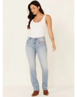 Driftwood Women's Flower Power Flare Leg Jeans -Country Clothing Store 2000344292 400 P1