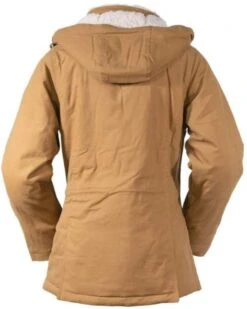 Outback Trading Co Women's Tan Canvas Juniper Fleece Hooded Jacket -Country Clothing Store 2000344495 280 P4