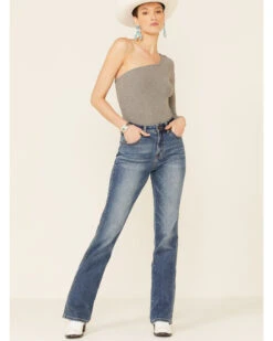 Rock & Roll Denim Women's Medium Wash Stretch High Rise Bootcut Jeans -Country Clothing Store 2000344506 420 P1