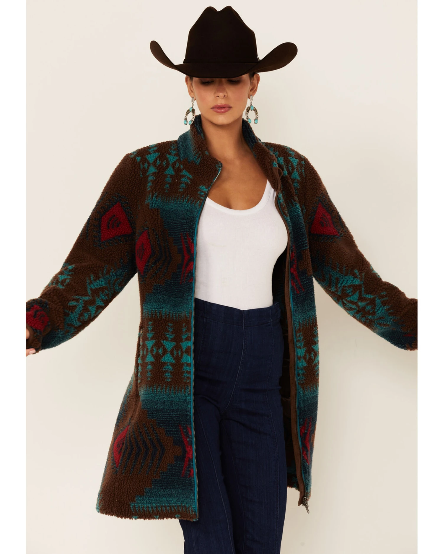 Tasha Polizzi Women's Tyringham Southwestern Print Jacket 6 Tasha Polizzi Women's Tyringham Southwestern Print Jacket - Image 4