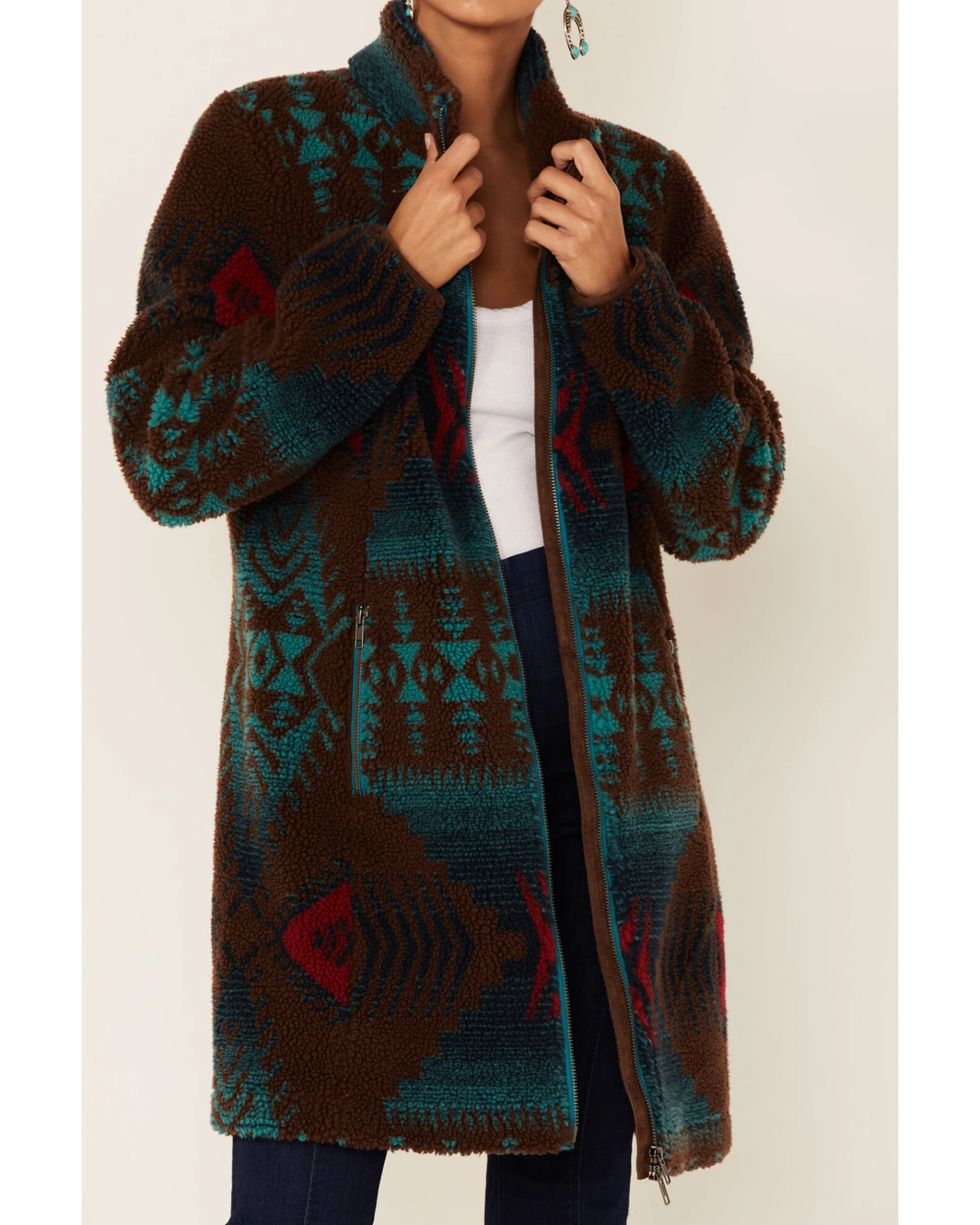 Tasha Polizzi Women's Tyringham Southwestern Print Jacket 5 Tasha Polizzi Women's Tyringham Southwestern Print Jacket - Image 3