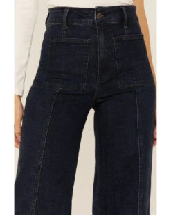 Show Me Your Mumu Women's Medium Wash Ashbury High Rise Flare Jeans