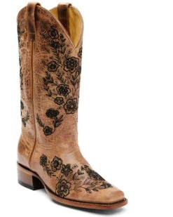 Shyanne Women's Wildflower Western Boots - Square Toe -Country Clothing Store 2000345747 271 P1