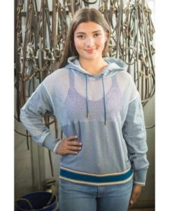 Kimes Ranch Women's Color-Block Somers Dream Embroidered Logo Hoodie -Country Clothing Store 2000346066 401 P1