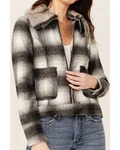 Stetson Women's Ombre Plaid Jacket -Country Clothing Store 2000346357 001 P2