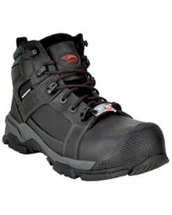 Avenger Men's Black Waterproof Work Boots - Carbon Toe