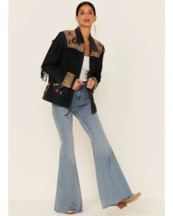 Double D Ranch Women's Sunitah Zip-Front Suede Jacket -Country Clothing Store 2000347582 442 P2