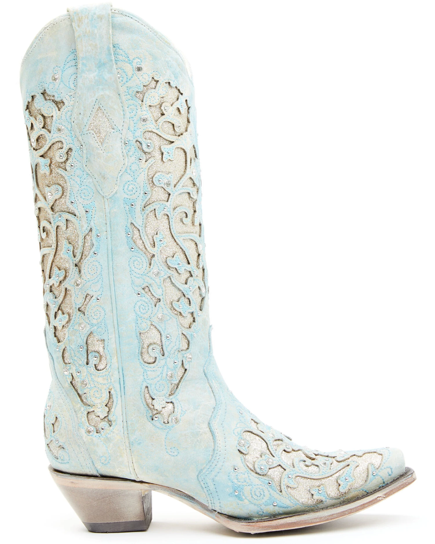 Corral Women's Glitter Inlay Western Boots - Snip Toe 5 Corral Women's Glitter Inlay Western Boots - Snip Toe - Image 3