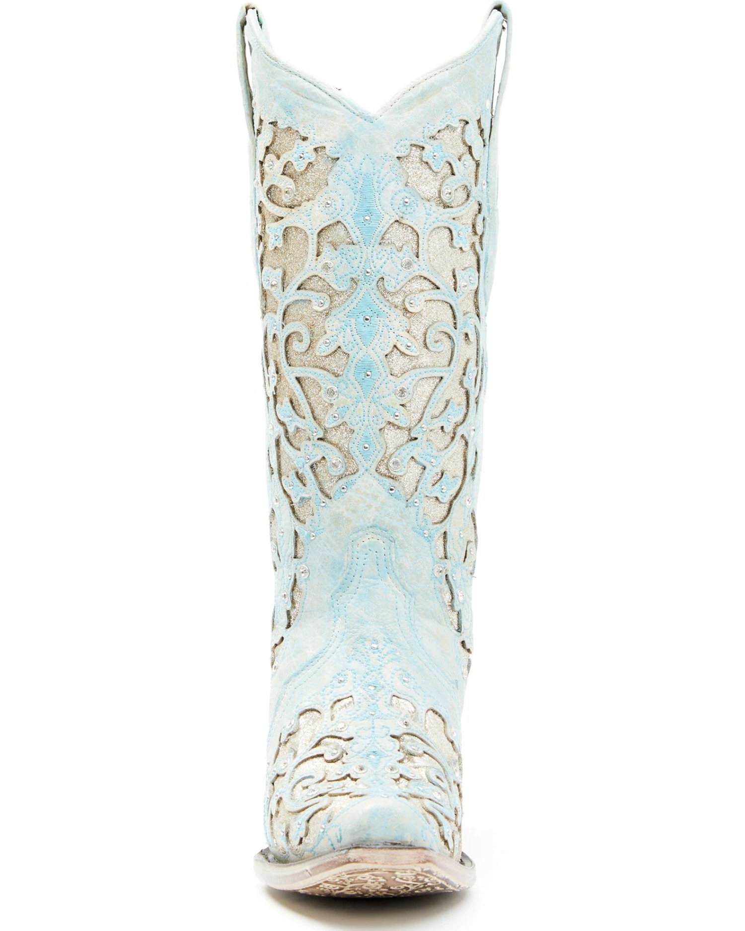 Corral Women's Glitter Inlay Western Boots - Snip Toe 3 Corral Women's Glitter Inlay Western Boots - Snip Toe