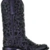Corral Women's Inlay Embroidered & Stud Cowgirl Boots - Square Toe -Country Clothing Store 2000348445 001 P2