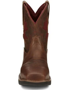 Justin Women's Lathey Western Work Boots - Nano Composite Toe
