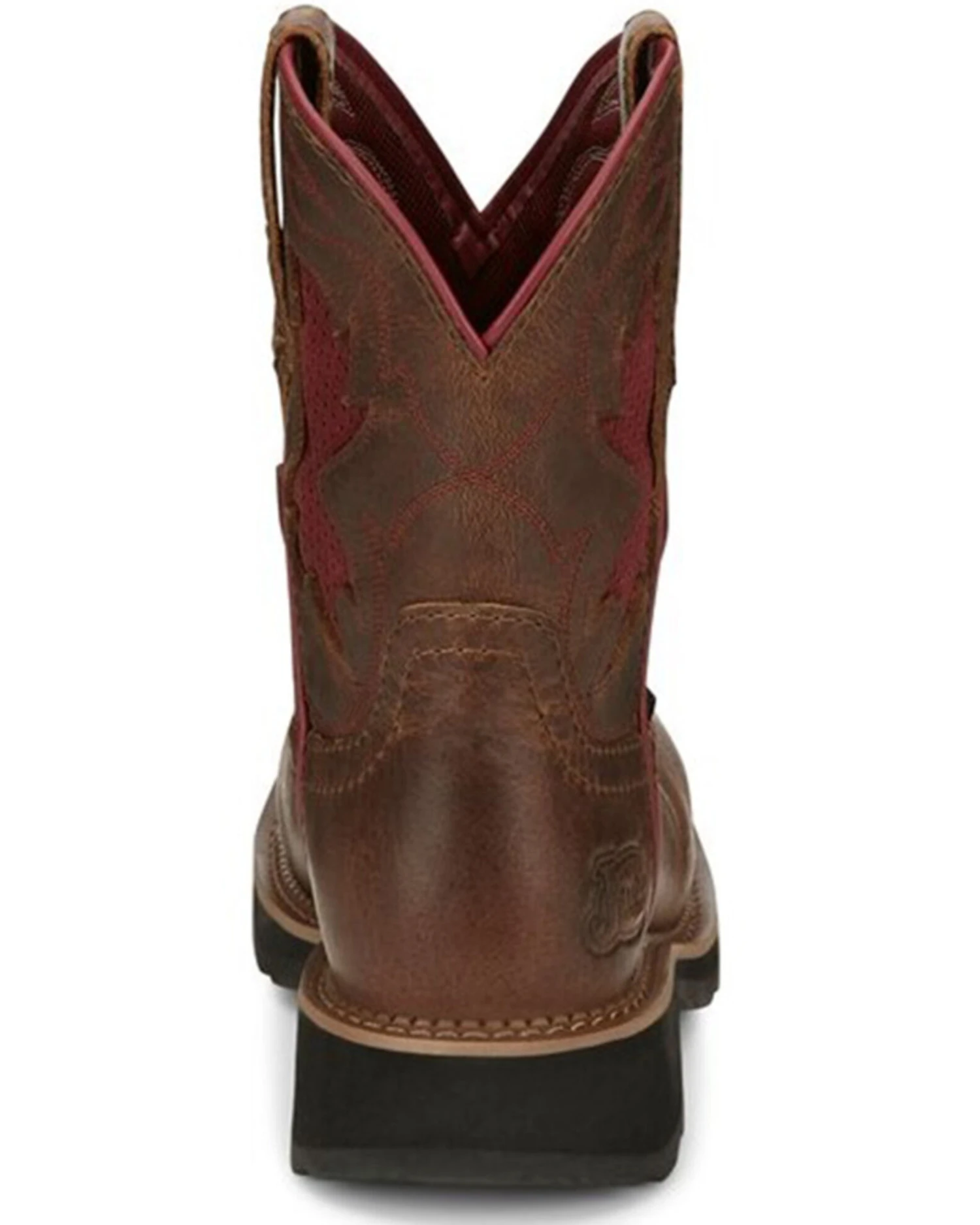 Justin Women's Lathey Western Work Boots - Nano Composite Toe 4 Justin Women's Lathey Western Work Boots - Nano Composite Toe - Image 2