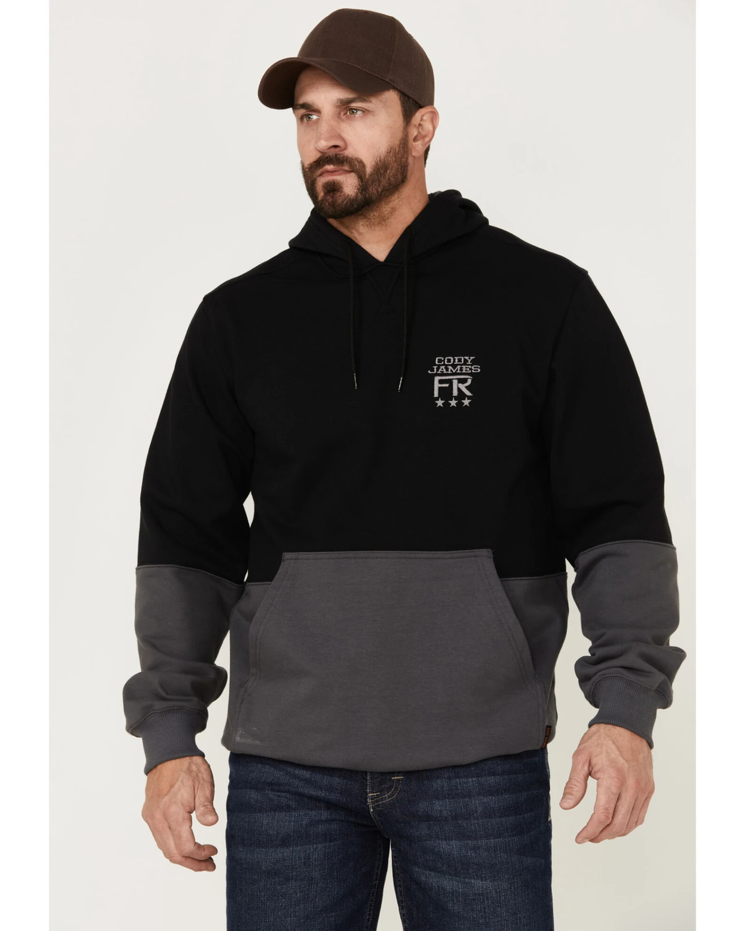 Cody James Men's FR Fleece Solid Hooded Work Sweatshirt 6 Cody James Men's FR Fleece Solid Hooded Work Sweatshirt - Image 4