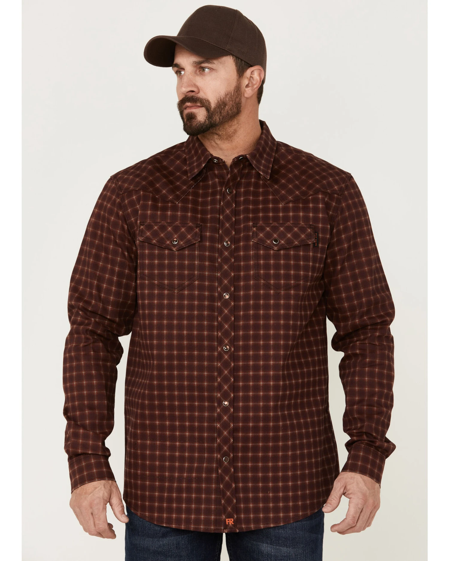 Cody James Men's FR Tartan Plaid Print Long Sleeve Snap Work Shirt 5 Cody James Men's FR Tartan Plaid Print Long Sleeve Snap Work Shirt - Image 3