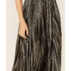 Tasha Polizzi Women's Lusha Crinkle Metallic Maxi Skirt -Country Clothing Store 2000350311 001 P3