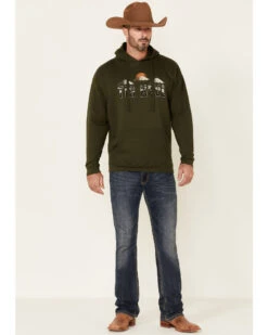 Tin Haul Men's Green Mountain Caps Logo Graphic Hooded Sweatshirt 9 Tin Haul Men's Green Mountain Caps Logo Graphic Hooded Sweatshirt -Country Clothing Store 2000350334 300 P2