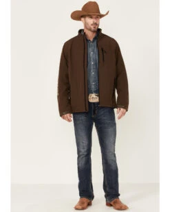 Cody James Core Men's Camo Print Logo Sleeve Zip-Front Steamboat Jacket -Country Clothing Store 2000350759 200 P2