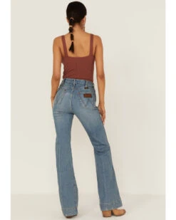 Wrangler Retro Green Jean Women's Katie Trouser Jeans -Country Clothing Store 2000350914 400 P3