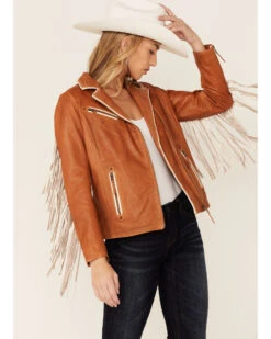 Idyllwind Women's Birchwood Fringe Leather Jacket -Country Clothing Store 2000352057 202 P1