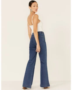 Rolla's Women's East Coast Embroidered Pocket High Rise Flare Jeans 9 Rolla's Women's East Coast Embroidered Pocket High Rise Flare Jeans -Country Clothing Store 2000352212 400 P4