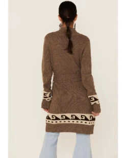 Stetson Women's Horse Motif Belted Knit Wool Blend Cardigan -Country Clothing Store 2000352257 200 P3