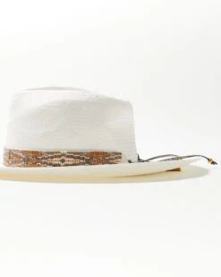 Nikki Beach Women's White Dove Western Panama Straw Hat -Country Clothing Store 2000352521 100 P3