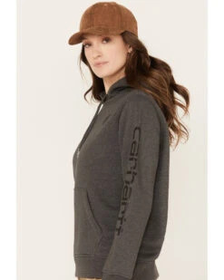 Carhartt Women's Clarksburg Graphic Sleeve Pullover Sweatshirt Hoodie 7 Carhartt Women's Clarksburg Graphic Sleeve Pullover Sweatshirt Hoodie -Country Clothing Store 2000352803 001 P2