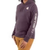 Carhartt Women's Relaxed Fit Heather Logo Sleeve Graphic Work Hoodie -Country Clothing Store 2000352813 500 P1