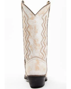 Laredo Women's Rustic Bone Overlay Western Boots - Square Toe -Country Clothing Store 2000355799 105 P5