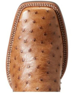 Ariat Men's Ostrich Quill Quantum Primo Exotic Western Boot - Broad Square Toe -Country Clothing Store 2000356428 200 P4