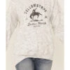 Paramount Network's Yellowstone Women's Bronco Graphic Hooded Pullover -Country Clothing Store 2000356683 070 P2