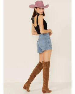 Lee Women's Vintage Daydream Modern High Rise All Purpose Side Zip Shorts -Country Clothing Store 2000356762 400 P3