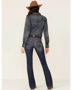 Ariat Women's R.E.A.L Corrinne Bootcut Denim Jeans 8 Ariat Women's R.E.A.L Corrinne Bootcut Denim Jeans -Country Clothing Store 2000357674 400 P4