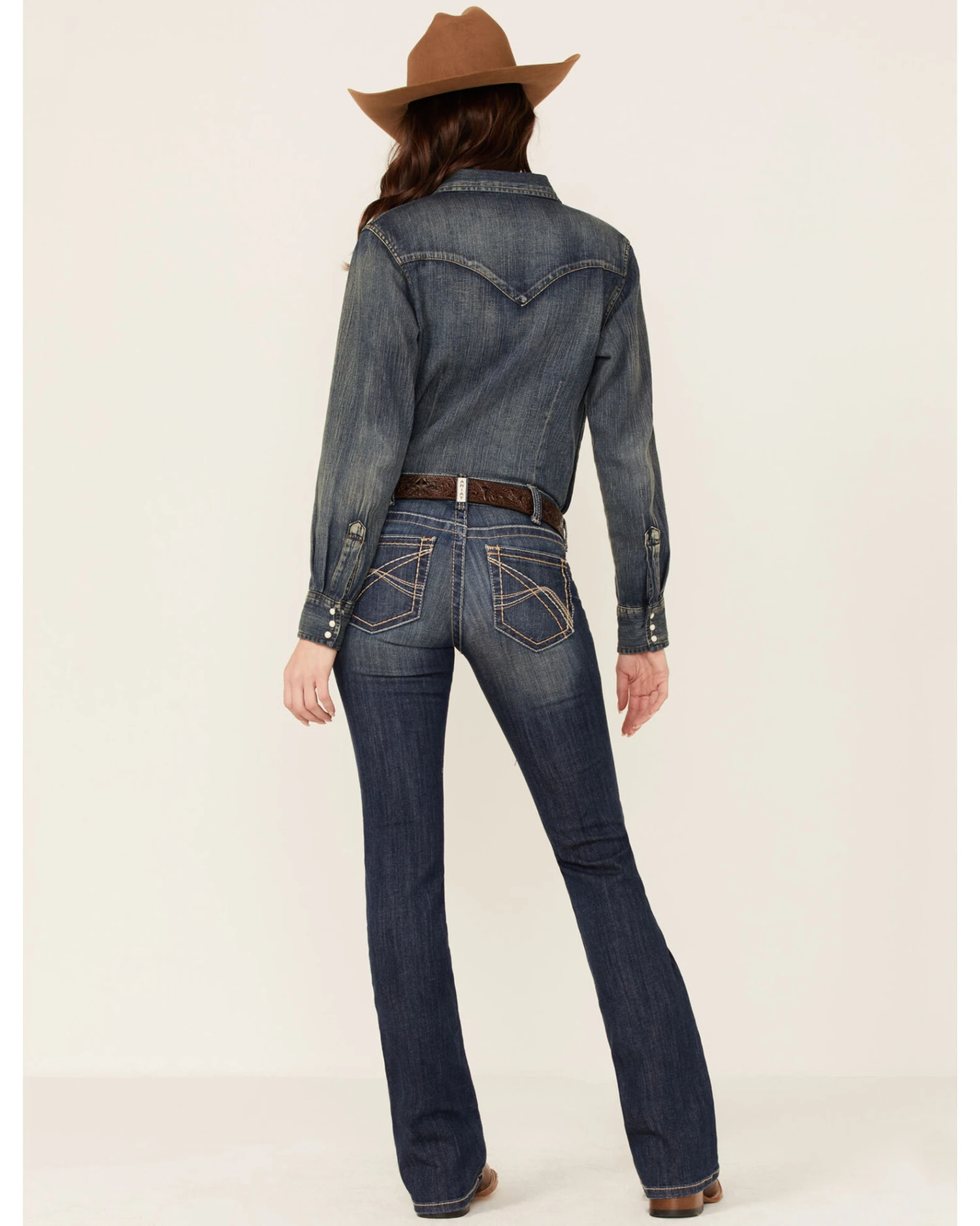 Ariat Women's R.E.A.L Corrinne Bootcut Denim Jeans 5 Ariat Women's R.E.A.L Corrinne Bootcut Denim Jeans - Image 3