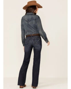 Ariat Women's Trouser Perfect Rise London Wide Leg Jeans -Country Clothing Store 2000357688 400 P4