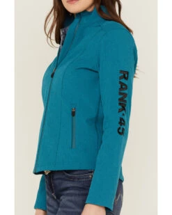 RANK 45 Women's Soft Shell Logo Riding Jacket -Country Clothing Store 2000358177 442 P3