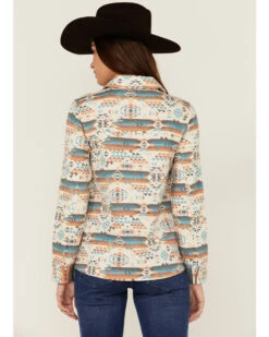 RANK 45 Women's Quilted Multicolored Southwestern Shacket -Country Clothing Store 2000358411 103 P4