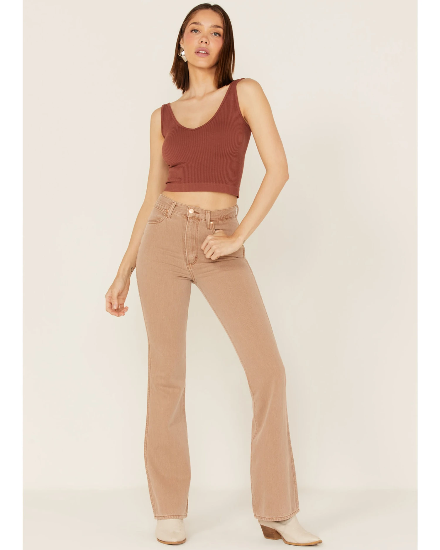 Wrangler Women's Westward High Rise Bootcut Jeans 4 Wrangler Women's Westward High Rise Bootcut Jeans - Image 2